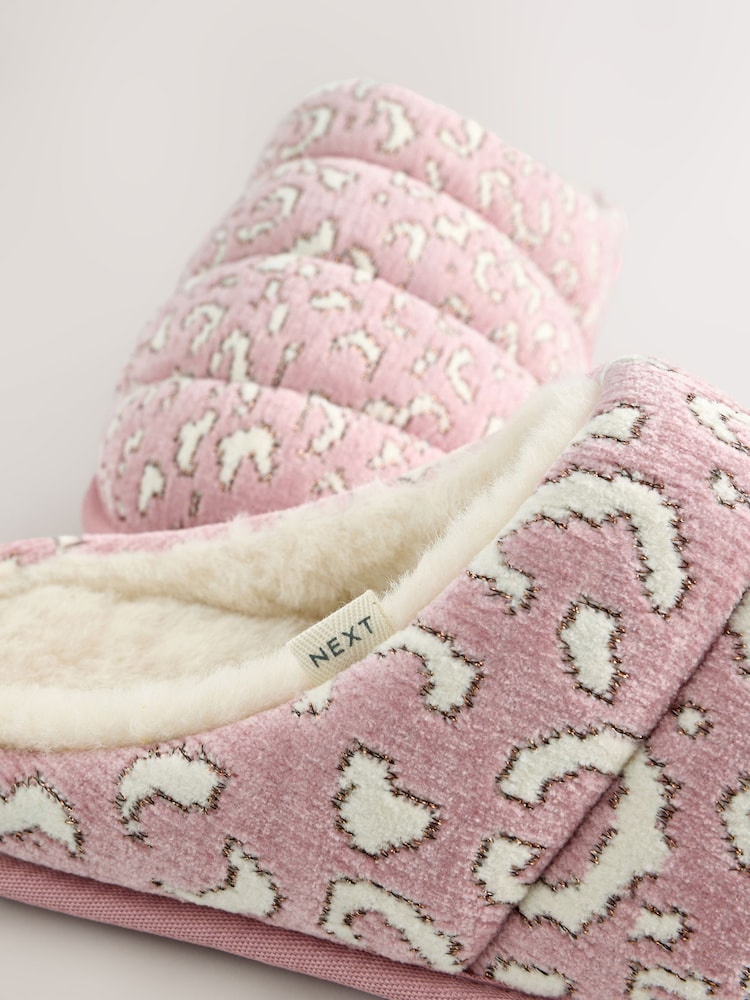 Animal rosa - Quilted Mule Slippers with Faux Fur Lining - Imagen 7 de 7 Animal rosa - Quilted Mule Slippers with Faux Fur Lining - Imagen 7 de 7