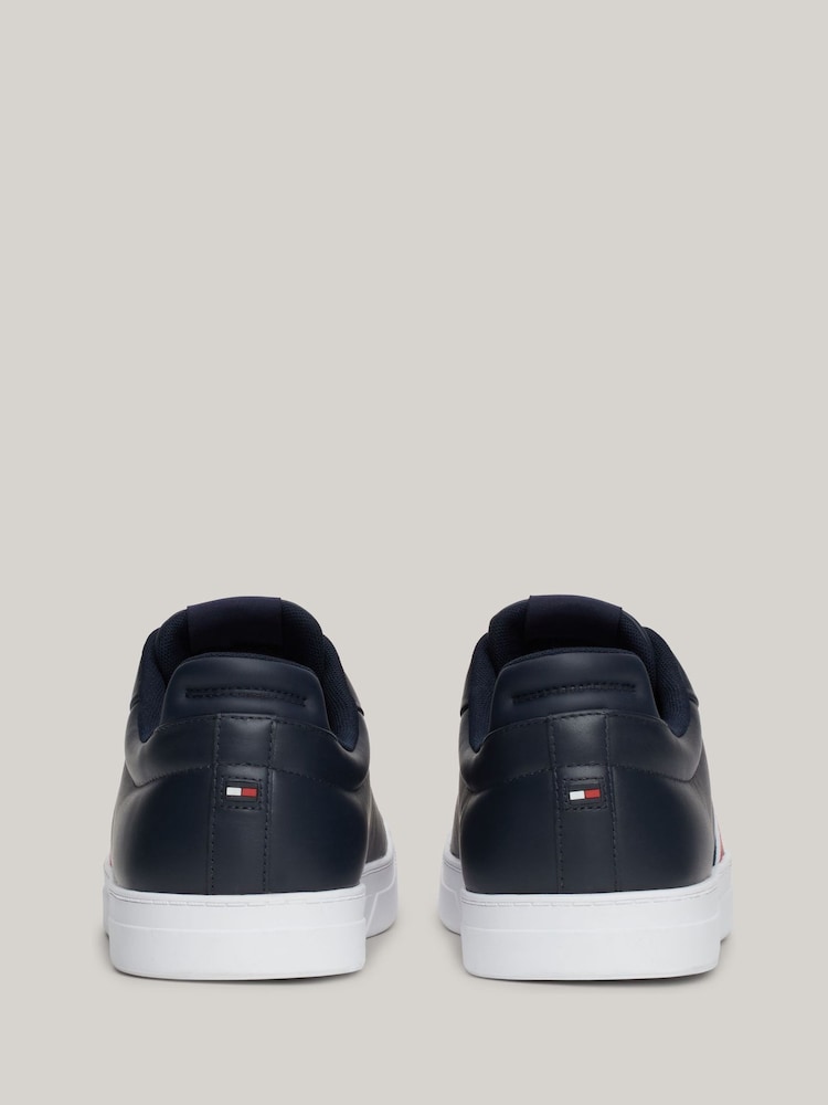 modra - Tommy Hilfiger modra Icon Court Usnjene trenirke - Slika 2 iz 8 modra - Tommy Hilfiger modra Icon Court Usnjene trenirke - Slika 2 iz 8
