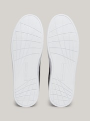 Tommy Hilfiger Blue Tommy Hilfiger Blue Icon Court Leather Trainers - Image 4 of 8