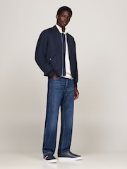 Tommy Hilfiger Blue Tommy Hilfiger Blue Icon Court Leather Trainers - Image 8 of 8