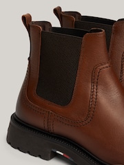 Tommy  Hilfiger Comfort Leather Chelsea Black Boots - Image 7 of 7
