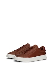 Tommy Hilfiger Purple Tommy Hilfiger Purple Court Seasonal Winter 4A Trainers - Image 3 of 6