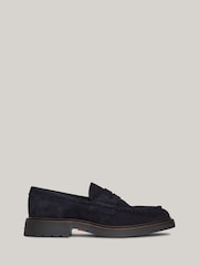 Tommy Hilfiger Blue Comfort Suede Loafers - Image 2 of 8