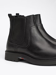 Tommy  Hilfiger Comfort Leather Chelsea Black Boots - Image 7 of 8