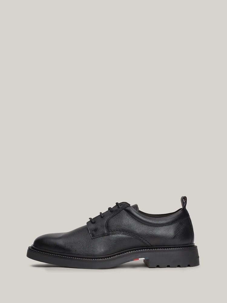 Tommy Hilfiger Comfort Leather Black Shoes - Image 2 of 8