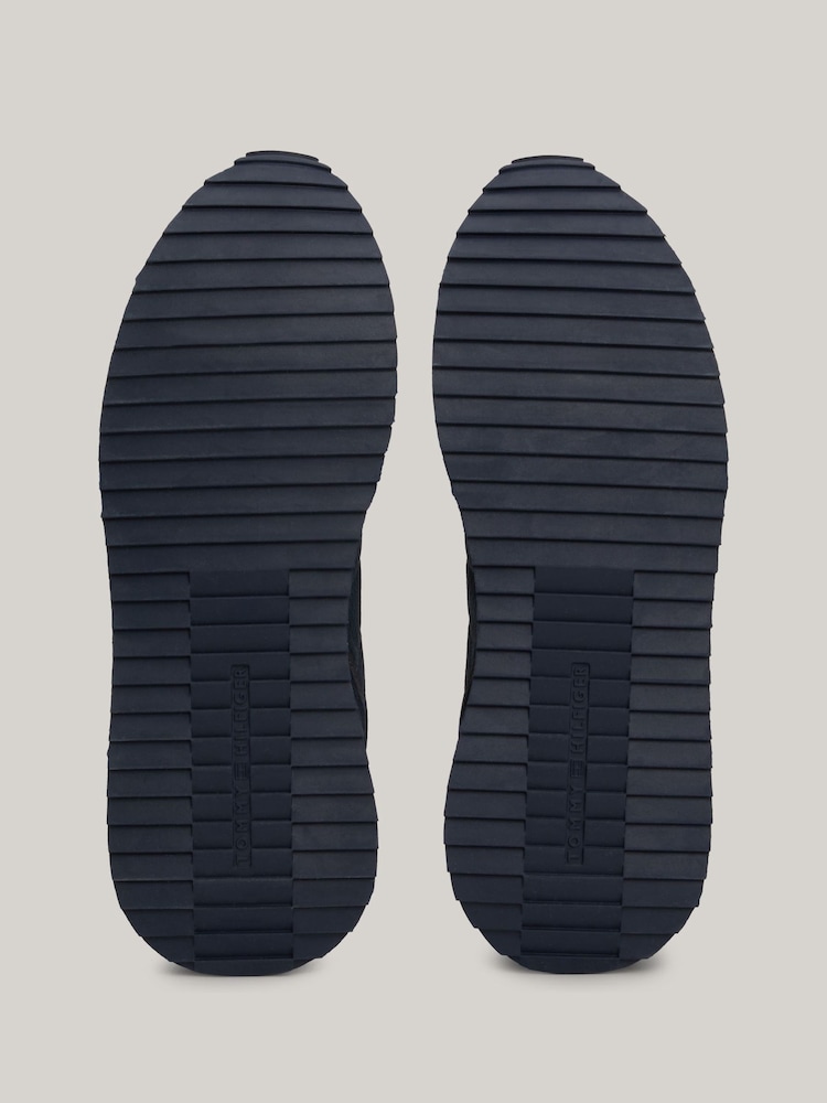 Tommy Hilfiger Blue Tommy Hilfiger Blue Evo Mix Block Runner Trainers - Image 8 of 8