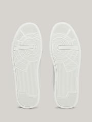 Tommy Hilfiger White Tommy Hilfiger Purple Court Seasonal Winter 4A Trainers - Image 5 of 8