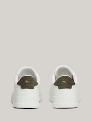 Tommy Hilfiger White Tommy Hilfiger Purple Court Seasonal Winter 4A Trainers - Image 6 of 8