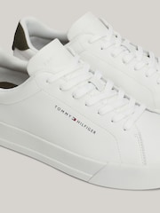Tommy Hilfiger White Tommy Hilfiger Purple Court Seasonal Winter 4A Trainers - Image 7 of 8
