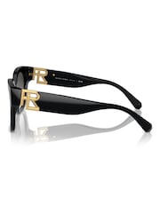 Ralph Lauren Irregular Black Sunglasses - Image 3 of 5