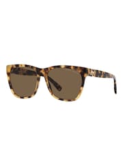 Ralph Lauren Overszed Rl8221 The Ricky Black Sunglasses - Image 3 of 12