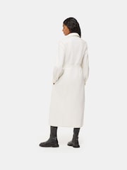 Whistles White Petite Harlowe Denim Midi 100% Cotton Dress - Image 2 of 5