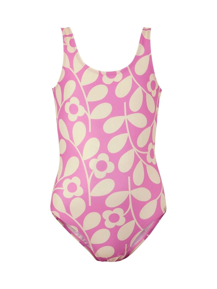Regatta Pink Orla Kiely Girls Swimsuit - Image 4 of 7