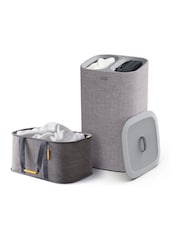 Joseph Joseph Grey 2 Piece Laundry Basket Set - Image 1 of 7
