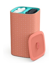 Joseph Joseph Coral Tota Pop 60L Coral Laundry Basket - Image 4 of 6