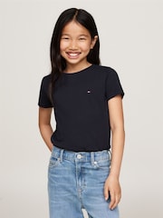 Tommy Hilfiger Chalk White Short Sleeve Pyjama T-Shirts 2 Pack - Image 2 of 5