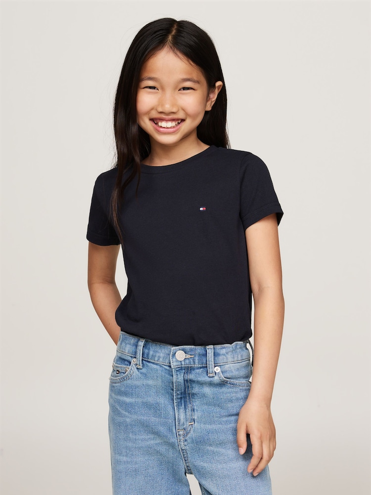 Kredasto bela - Komplet 2 pižam s kratkimi rokavi Tommy Hilfiger - Slika 2 iz 5 Kredasto bela - Komplet 2 pižam s kratkimi rokavi Tommy Hilfiger - Slika 2 iz 5