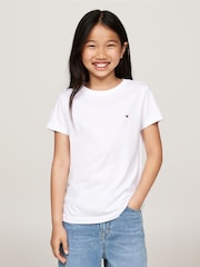 Tommy Hilfiger Chalk White Short Sleeve Pyjama T-Shirts 2 Pack - Image 5 of 5