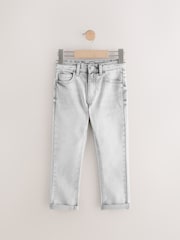 Light Grey Regular Fit Stretch Jeans (3-17yrs) - Image 1 of 4