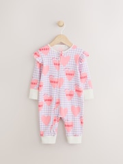 Lilac Daddy Family Two Way Zip 100% Cotton Sleepsuit (0mths-2yrs) (0mths-2yrs) - Image 1 of 6