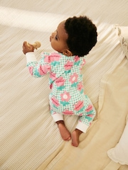 Green Mummy Family Two Way Zip 100% Cotton Sleepsuit (0mths-2yrs) (0mths-2yrs) - Image 11 of 11