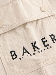 Песочный - Baker by Ted Baker Nylon Pocket 100% Cotton Shorts - Изображение 11 из 12