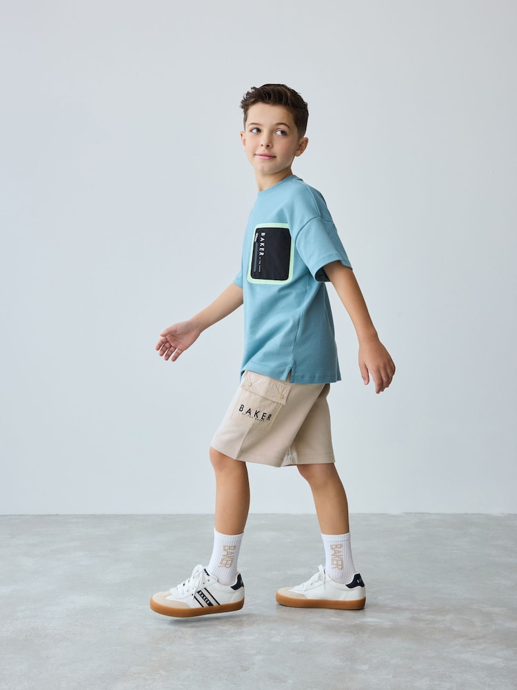 Baker by Ted Baker Nylon Pocket 100% Cotton Shorts - Image 3 of 12