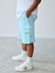 أزرق - شورت بخامة %100 قطن بجيب Nylon من Baker By Ted Baker - صورة 1 من 10