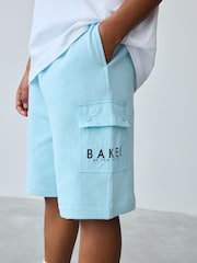 أزرق - شورت بخامة %100 قطن بجيب Nylon من Baker By Ted Baker - صورة 5 من 10