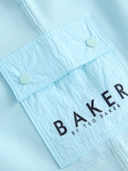 أزرق - شورت بخامة %100 قطن بجيب Nylon من Baker By Ted Baker - صورة 9 من 10
