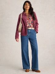 White Stuff Pink Carrie Corduroy Jacket - Image 1 of 6