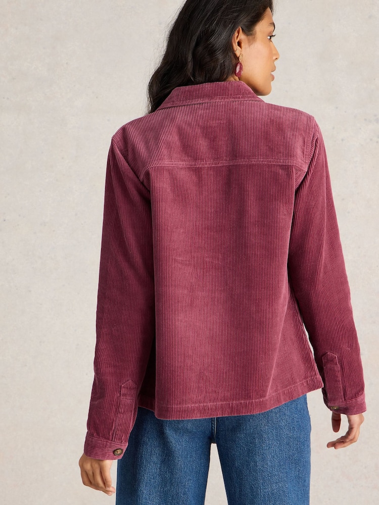 White Stuff Pink Carrie Corduroy Jacket - Image 2 of 6