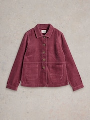White Stuff Pink Carrie Corduroy Jacket - Image 5 of 6