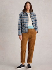 White Stuff Brown Twister Cord Trousers - Image 1 of 6