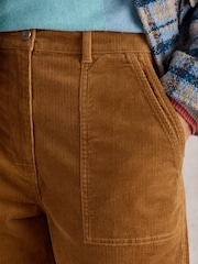White Stuff Brown Twister Cord Trousers - Image 4 of 6