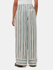 Whistles Natural Petite Vertical Stripe Nicola Trousers - Image 2 of 5