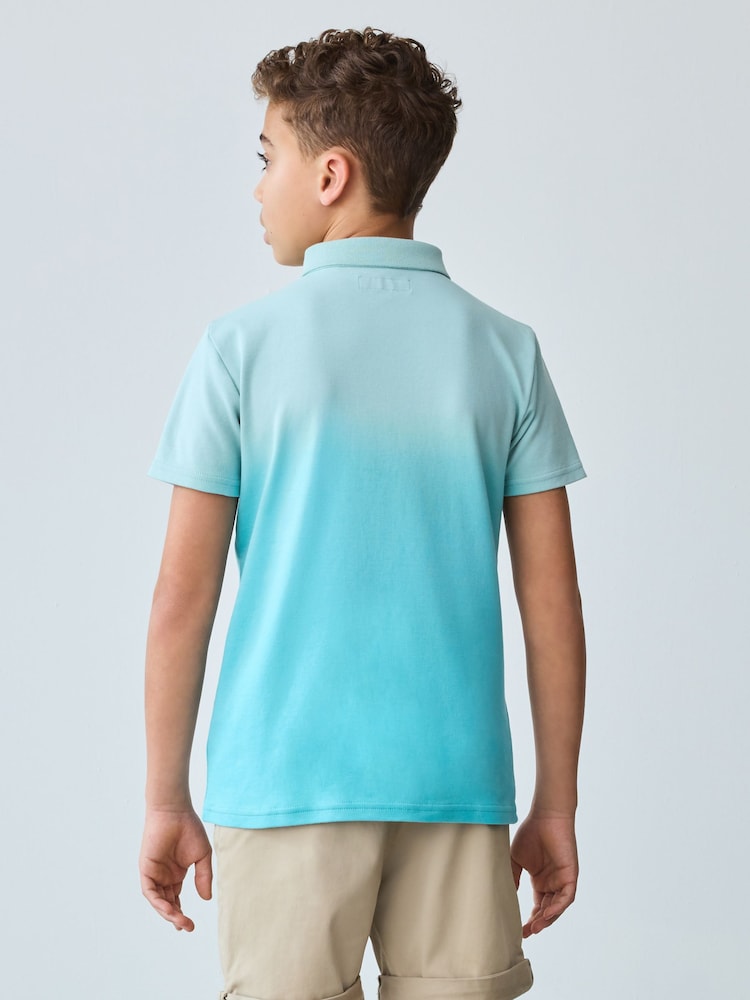 Baker by Ted Baker Ombre Polo Shirt - Image 3 of 8
