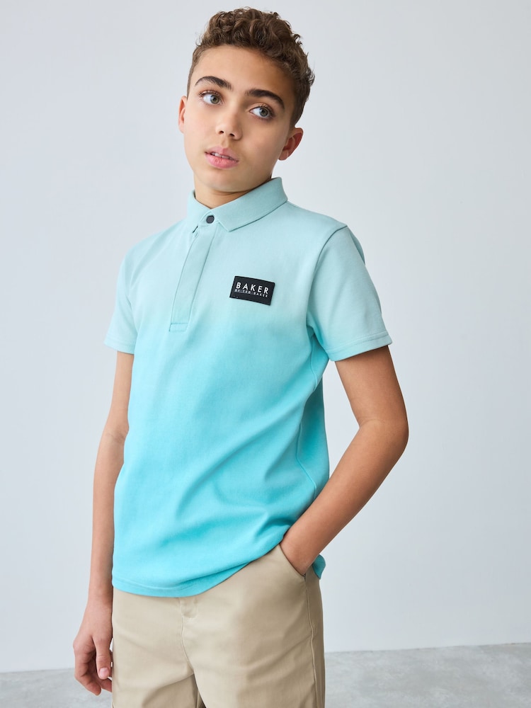Baker by Ted Baker Ombre Polo Shirt - Image 4 of 8