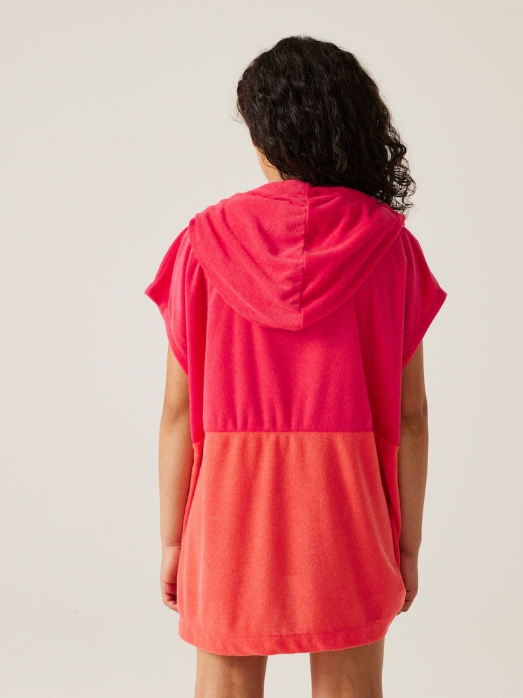 Regatta Pink Kids Towel Robe - Image 2 of 8