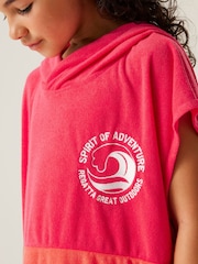 Regatta Pink Kids Towel Robe - Image 4 of 8