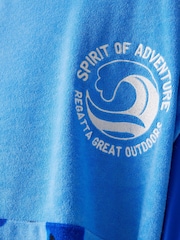 Regatta Blue Kids Towel Robe - Image 3 of 6