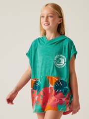 Regatta Blue Chrome Kids Towel Robe - Image 2 of 8