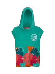 Regatta Blue Chrome Kids Towel Robe - Image 6 of 8
