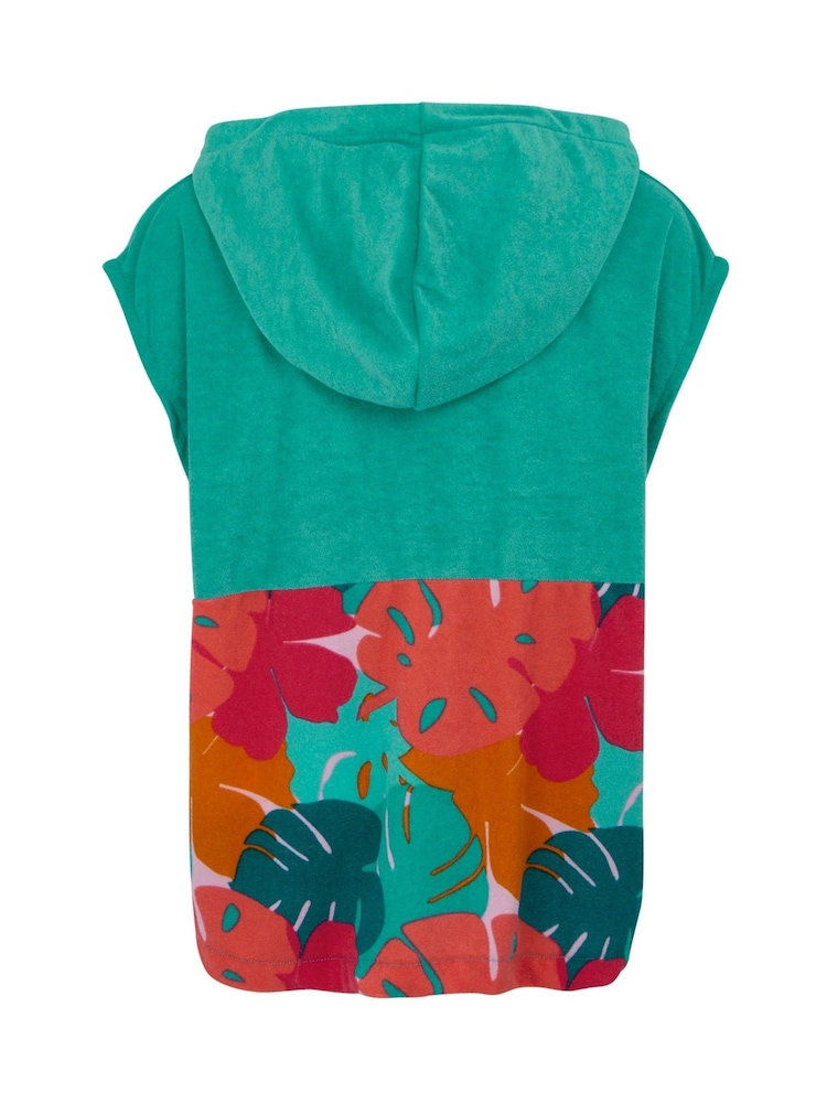 Regatta Blue Chrome Kids Towel Robe - Image 8 of 8