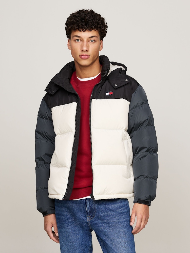 Tommy Jeans Natural Tommy Jeans Gold Alaska Puffer Jacket - Image 1 of 7