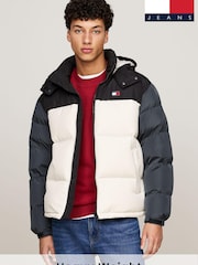 Tommy Jeans Natural Tommy Jeans Gold Alaska Puffer Jacket - Image 6 of 7