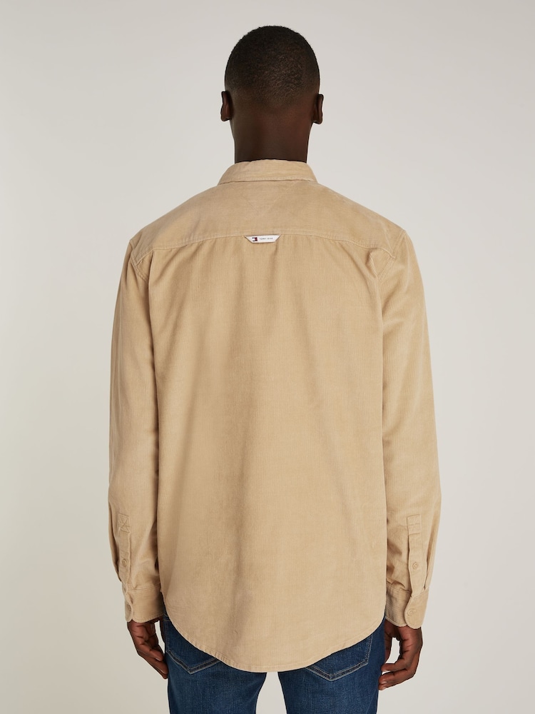 Золотой - Tommy Jeans Tommy Jeans Regular Fit Corduroy Shirt - Изображение 2 из 6 Золотой - Tommy Jeans Tommy Jeans Regular Fit Corduroy Shirt - Изображение 2 из 6