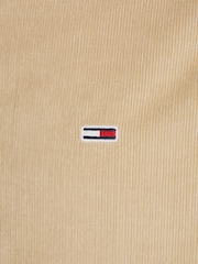 זהב - Tommy Jeans חולצת קורדרוי בגזרה רגילה - תמונה 6 מתוך 6
