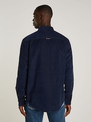 Tommy Jeans Blue Tommy Jeans Regular Fit Corduroy Shirt - Image 2 of 6