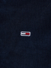 Tommy Jeans Blue Tommy Jeans Regular Fit Corduroy Shirt - Image 6 of 6